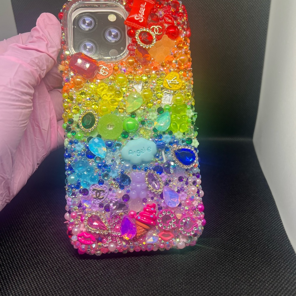 Colorful Bejeweled Phone Case